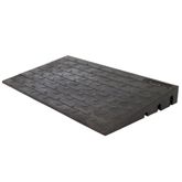 Image of 4" Maximum Rise - Silver Spring Rubber 3 Channel Threshold Ramp