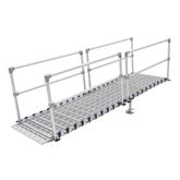 Image of 10' Silver Spring Roll-Tek Modular Ramp Kit with Two Handrails