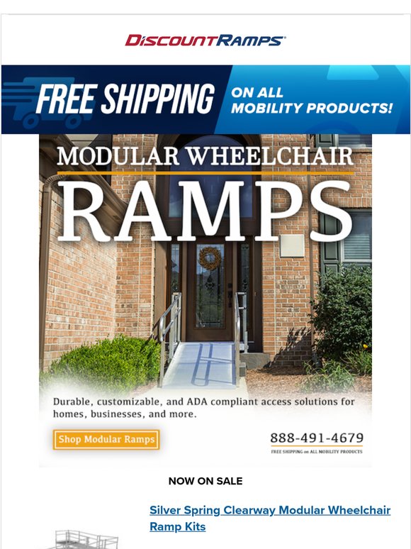 Modular Ramps. Serious Savings.