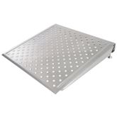 Image of 26" L x 28" W - Silver Spring Aluminum Adjustable Threshold Ramp