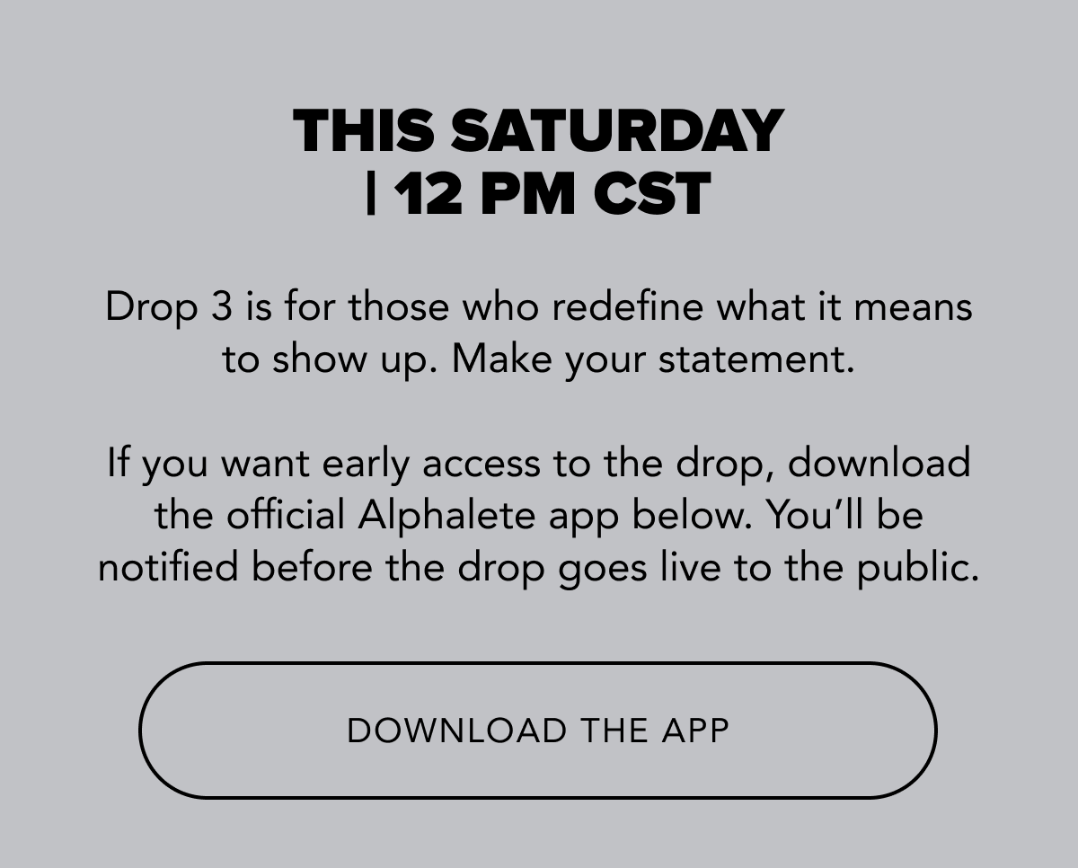 THIS SATURDAY | 12 PM CST