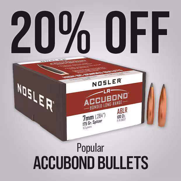 Popular Nosler AccuBond Bullets