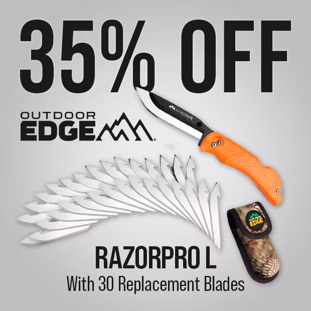 OutdoorEdge RazorPro L with 30 Replacement Blades