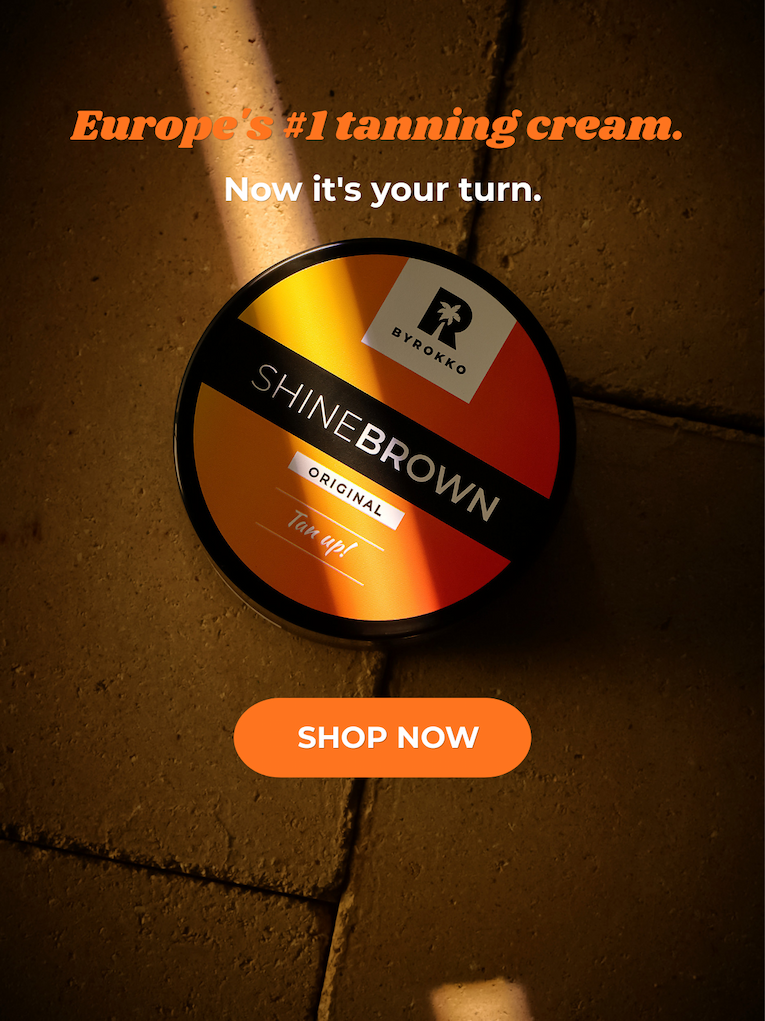 Shine Brown is the viral tanning cream that's sold 4M+ tubs across Europe — and for good reason. It gives you a deeper, faster tan with less time in the sun or sunbed. No matter your skin type, Shine Brown will work for you. Now it's your turn to make them jealous.