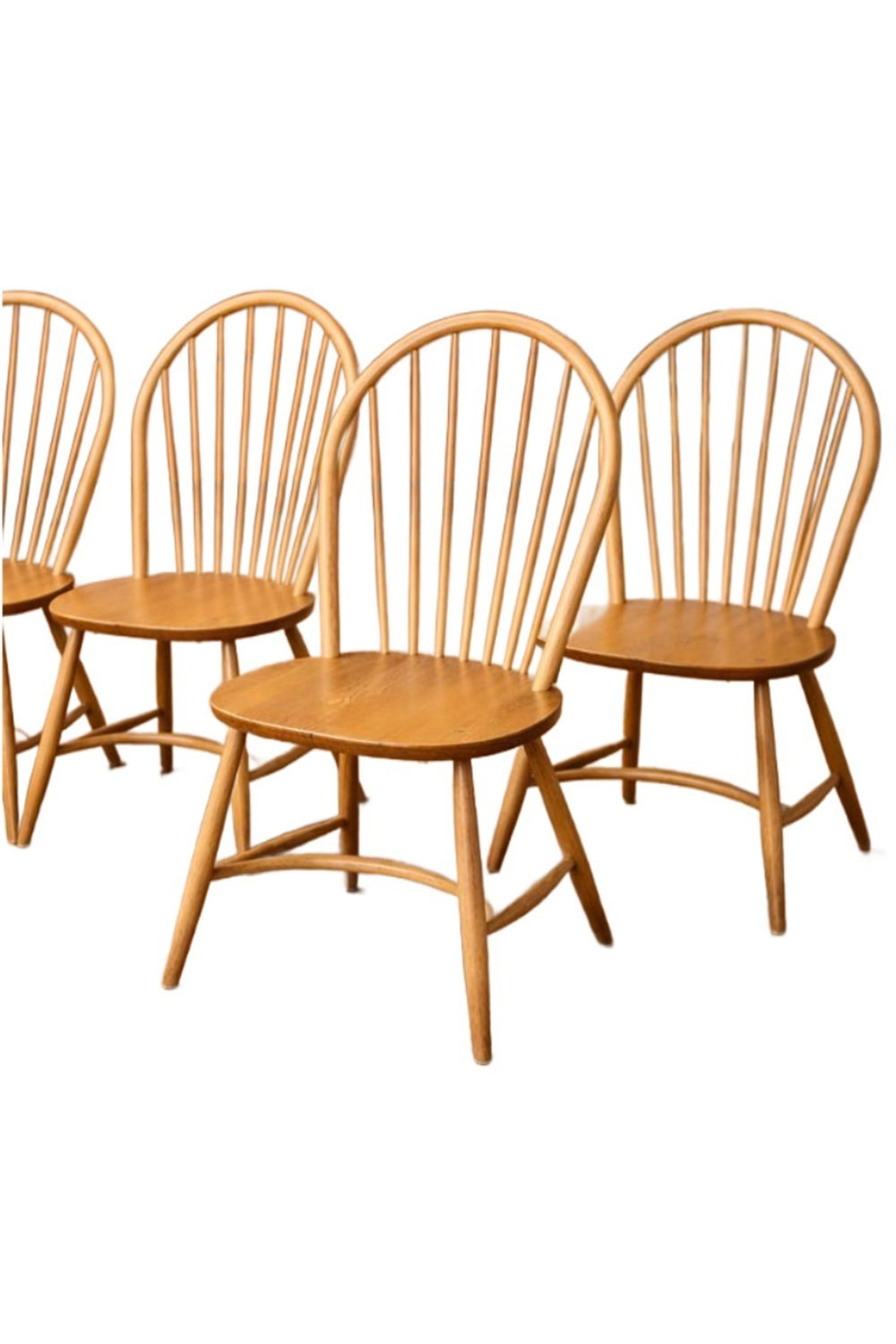 Vintage Ercol Latimer Steam Bent Chairs Model 909 Set Of Four Rare
