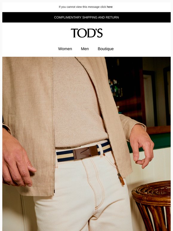 Choose your Tod’s belt