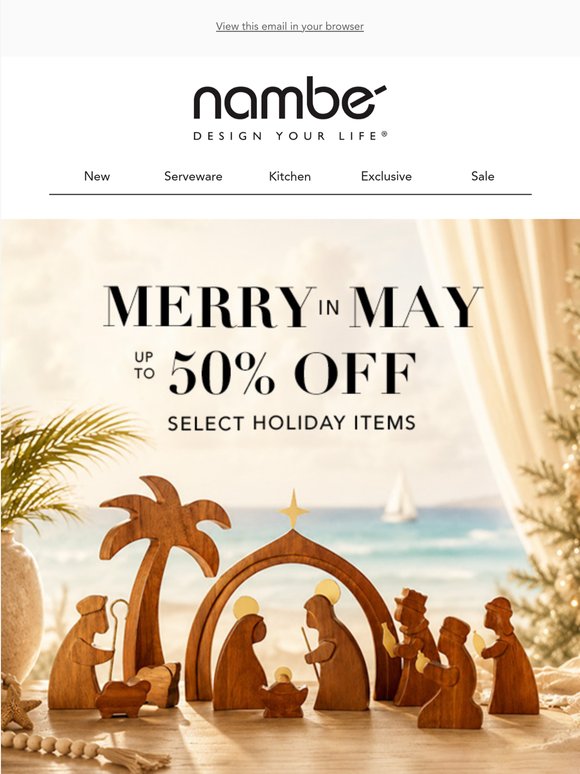 🎄 Merryin May Starts Now — Save on Holiday Favorites