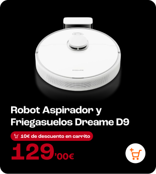 21 Aniversario Robot Aspirador y Fregasuelos Dreame D9