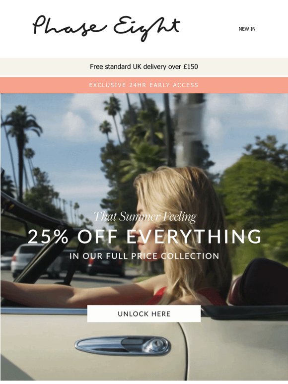 24hr Preview: 25% OFF EVERYTHING