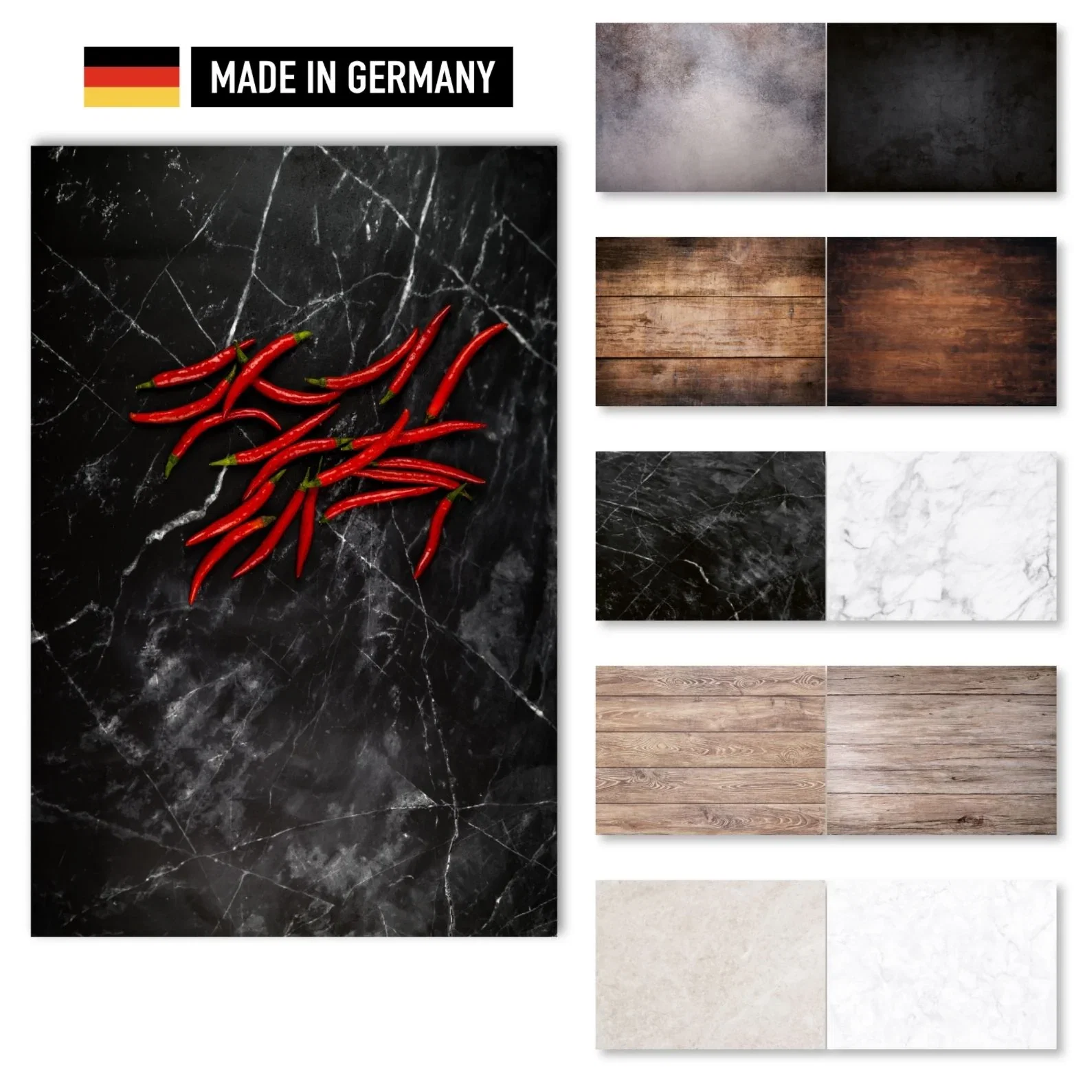 Image of Flatlay Hintergrund Set – 5 Hintergründe mit 10 Motiven