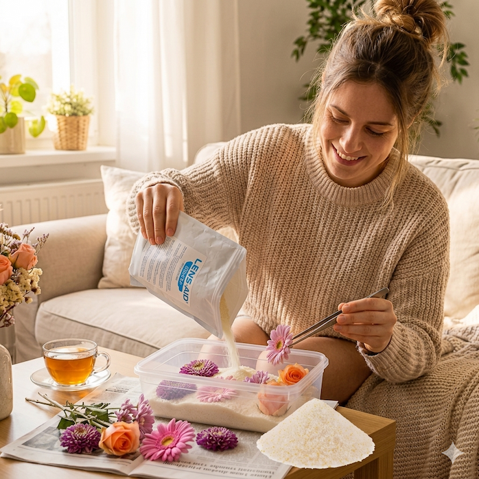 Silica Gel zum Blumen trocknen