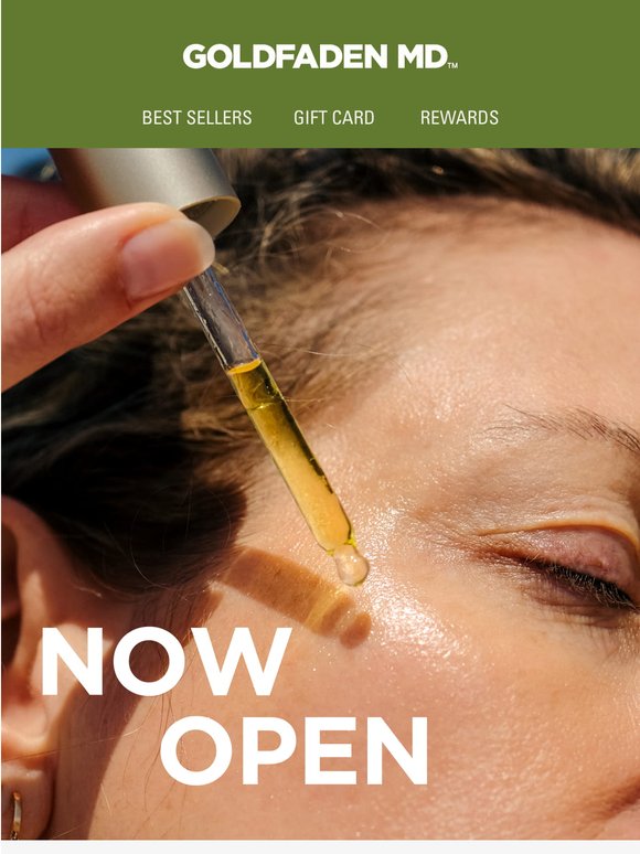 Now open: The Summer Skin Shop ☀️