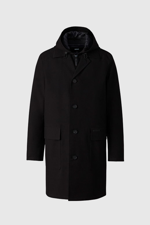 MATHIAS 3-in-1 Balmacaan Coat with Removable Down Liner for Men