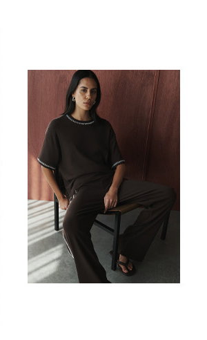 JAG Celina Blanket Stitch Pant