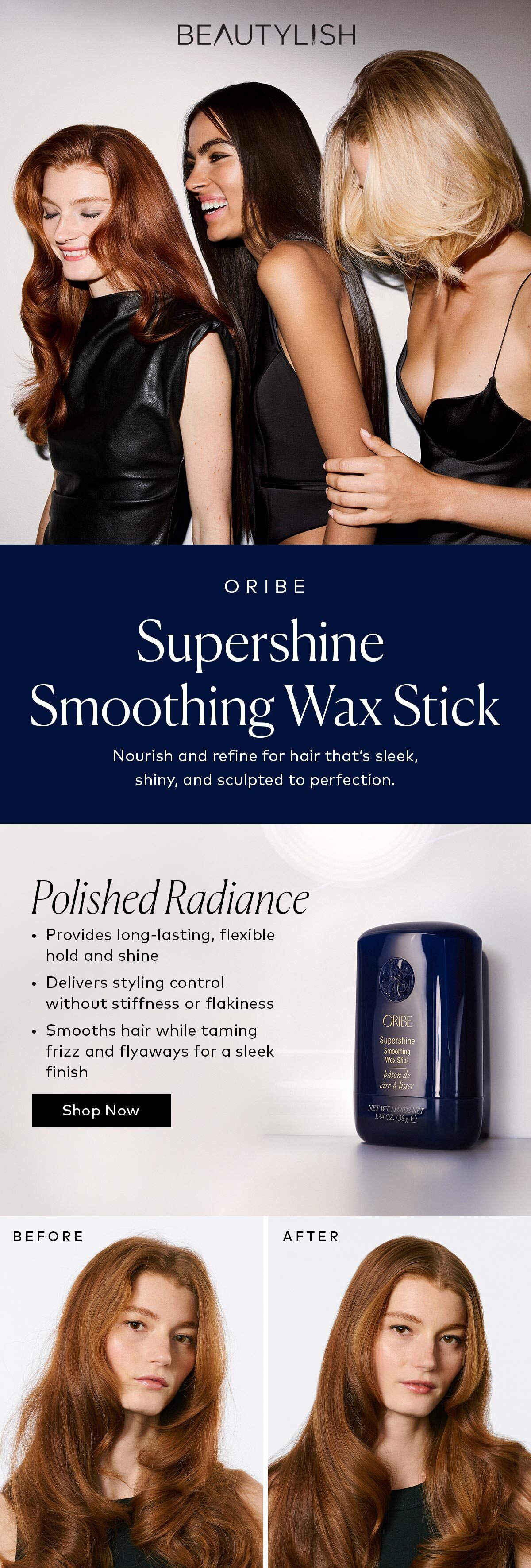 Nourish and refine for hair that’s sleek, shiny, and sculpted to perfection. Shop the Oribe Supershine Smoothing Wax Stick on Beautylish.com