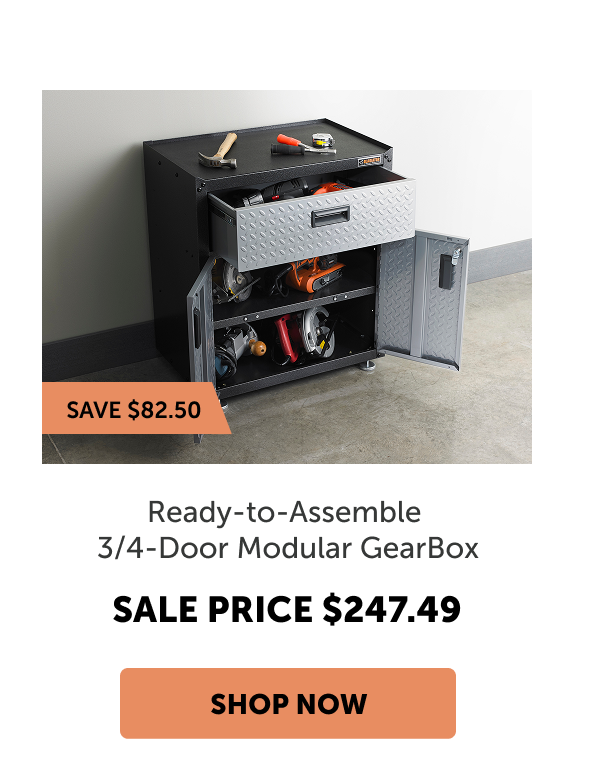 Ready-to-Assemble 3/4-Door Modular GearBox