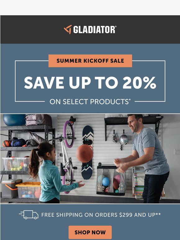 Kick off the summer season with UP TO 20% OFF select products ☀️