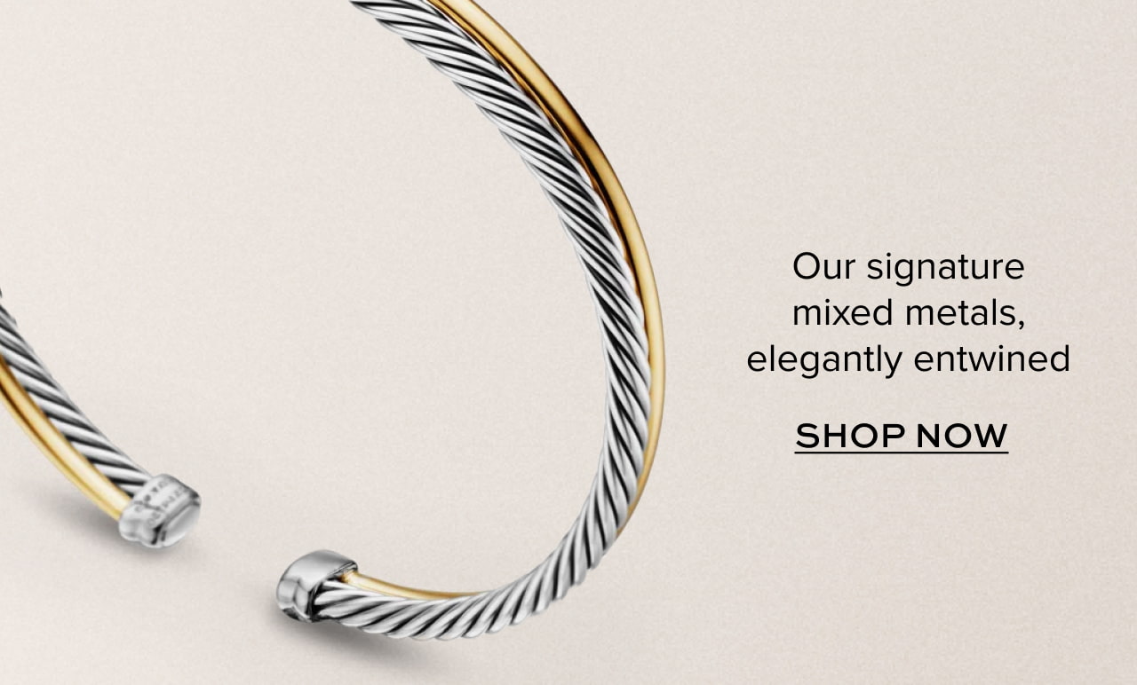 Our signature mixed metals, elegantly entwined. Shop Now.