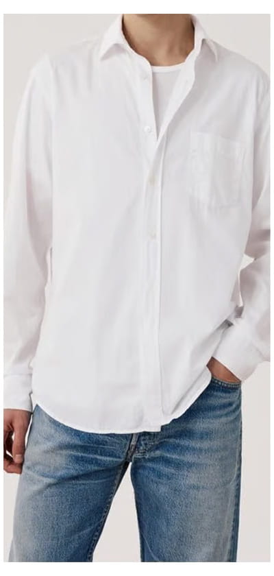 Paul Cotton Shirt In White