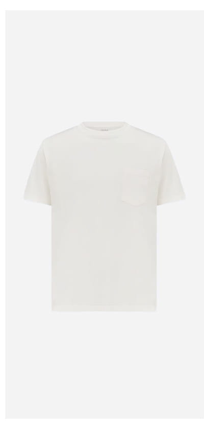 One Pocket Tee In Off White