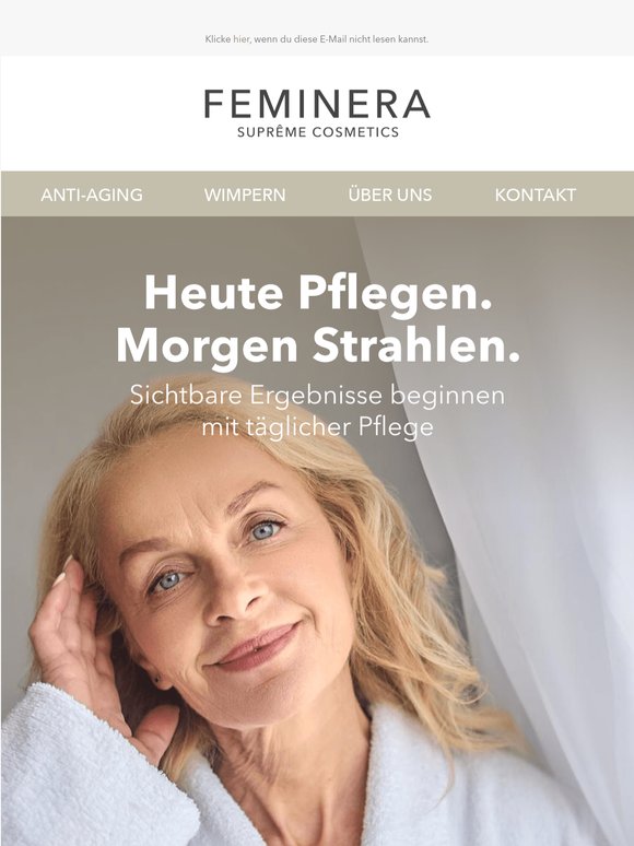 Heute pflegen. Morgen strahlen.
