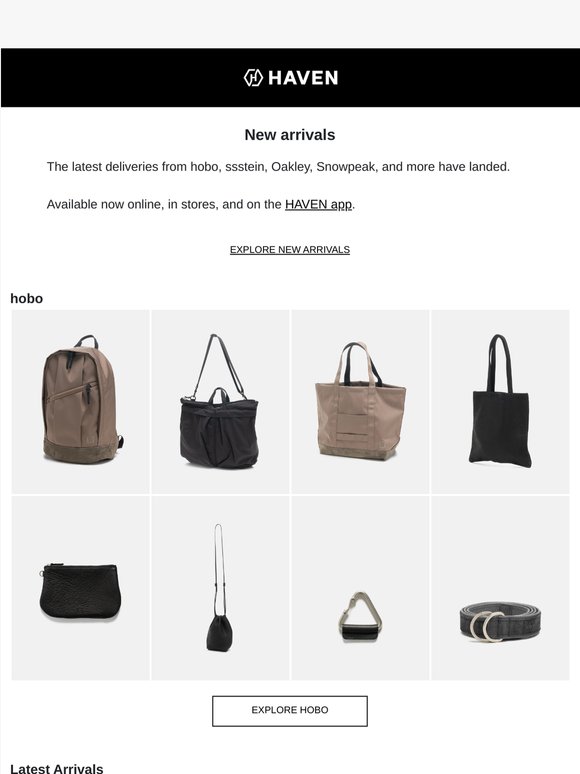 New arrivals