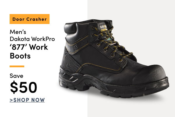 Door Crasher Men's Dakota WorkPro '877' Work Boots Save $50