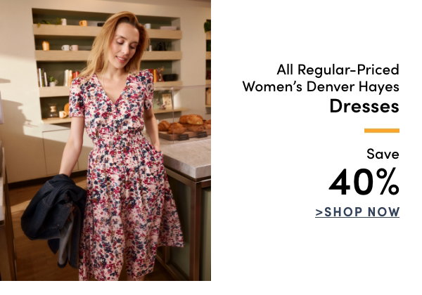 All Regular-Priced Women's Denver Hayes Dresses Save 40%