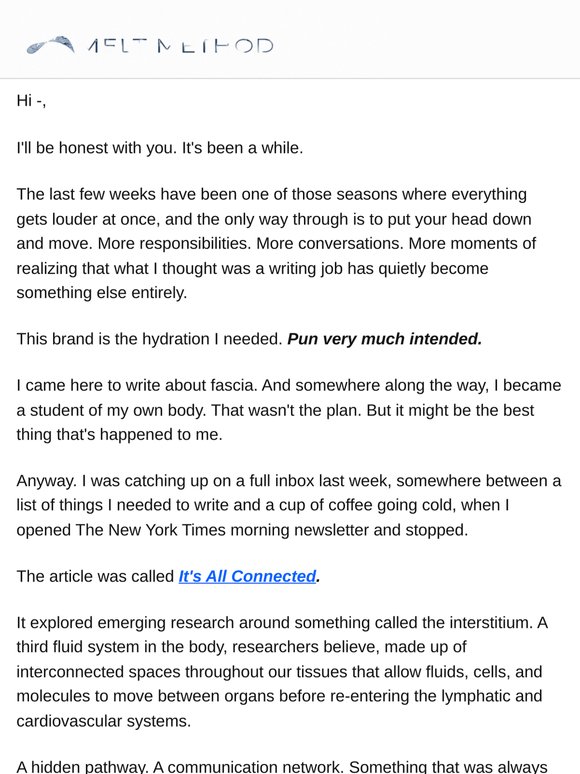 It's been a while. Here's why.