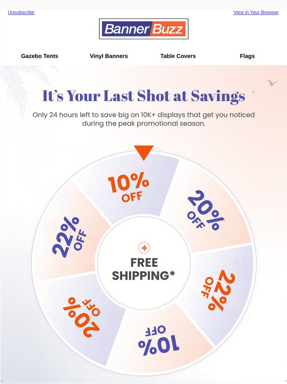 Last 24 Hours for Standout Promotions at Less