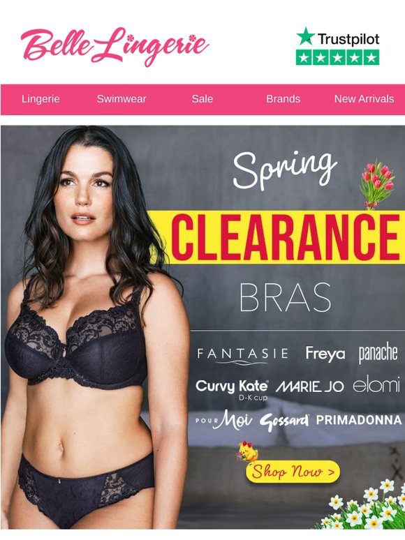 🌸 Spring CLEARANCE Bestselling Bras From Just £14.95!