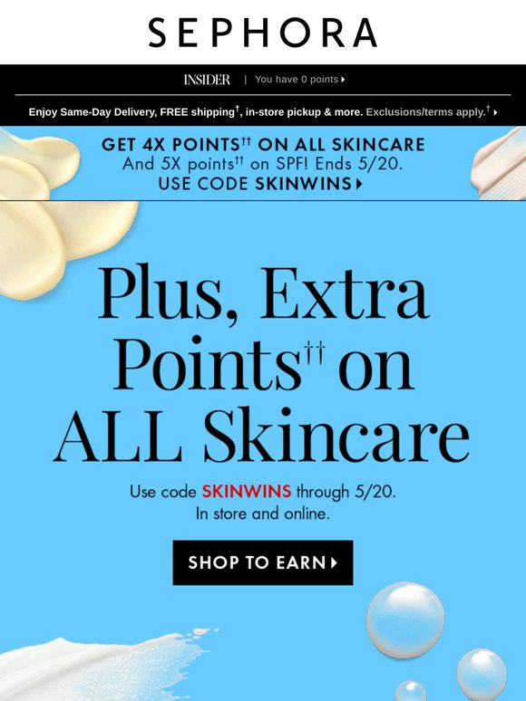 Get a FREE skincare sample set of 12 essentials with min. spend 👝