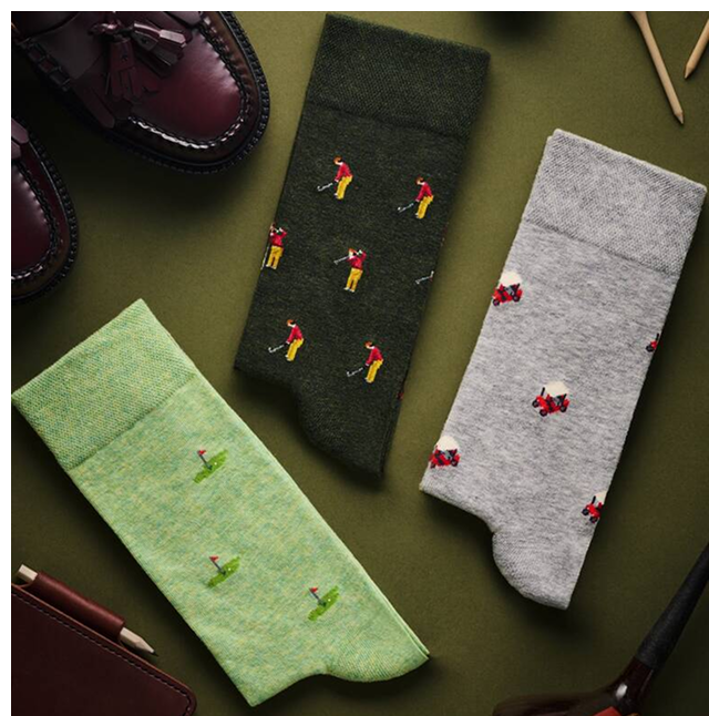 The Golfer's Giftbox – Luxury Golf Themed Socks
