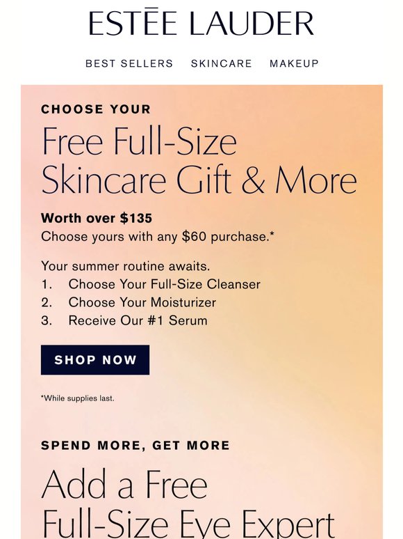 Hydrate + Nourish 🌊 Free Full-Size Skincare Gift & More, with your purchase.