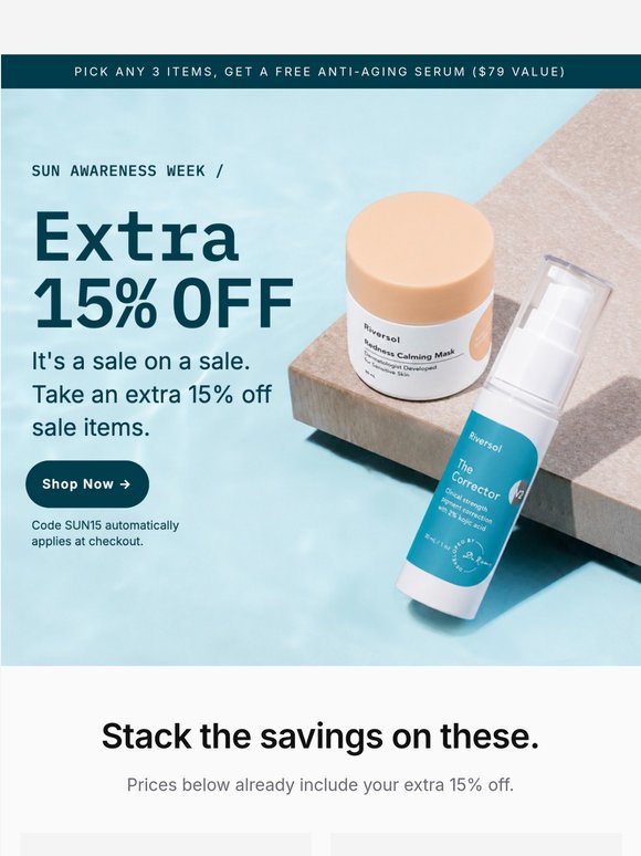 Sale on a sale: up to 41% OFF