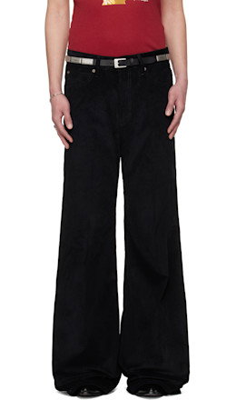 BRUCE LEE x LỰU ĐẠN Black Motel Trousers - LU'U DAN