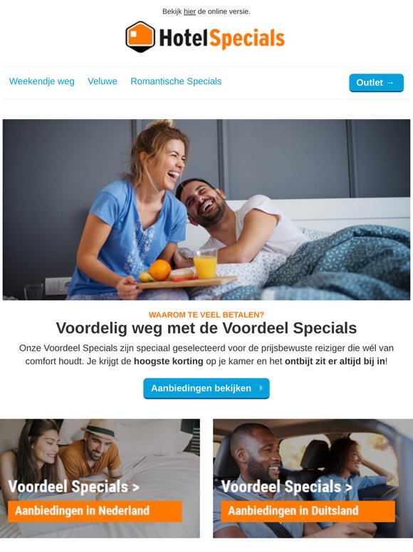 Voordelig weg met ontbijt inbegrepen! 🥐
