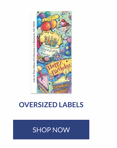 Oversized Labels