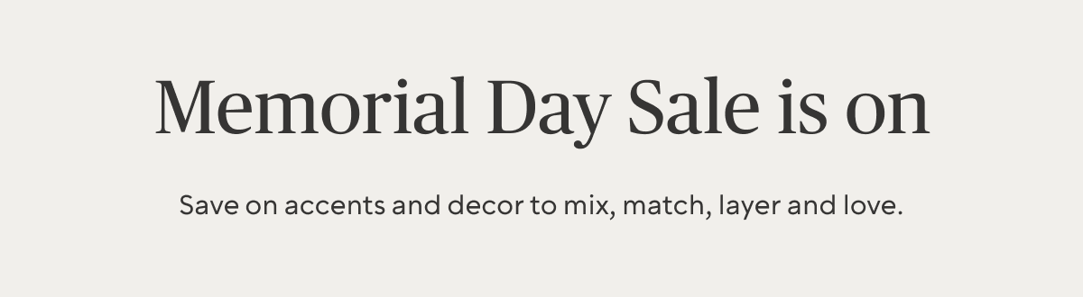 Save on the finishing touches