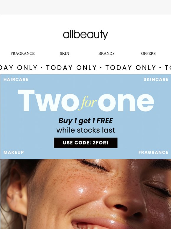 Buy 1 Get 1 Free: Today Only
