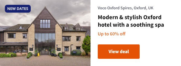 Modern & stylish Oxford hotel with a soothing spa