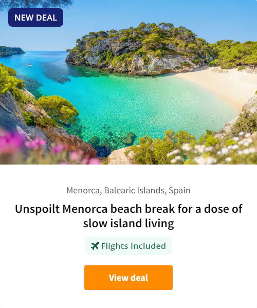 Unspoilt Menorca beach break for a dose of slow island living