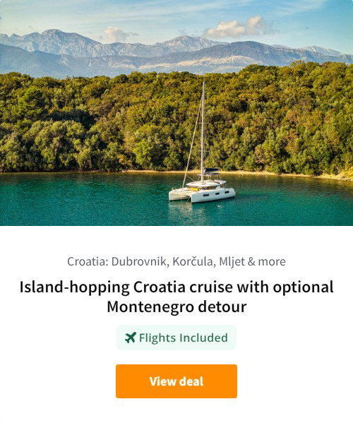 Island-hopping Croatia cruise with optional Montenegro detour