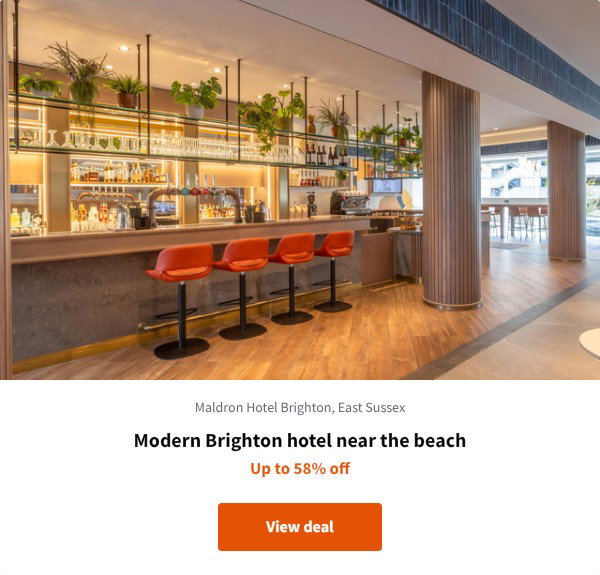 Modern Brighton hotel near the beach