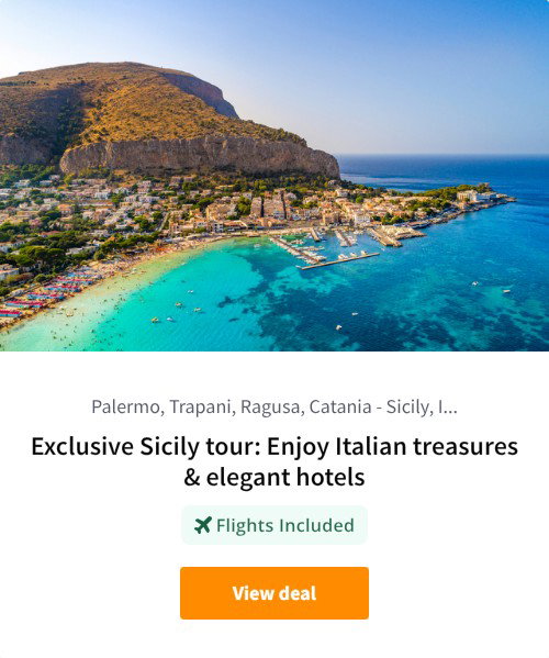 Exclusive Sicily tour: Enjoy Italian treasures &amp; elegant hotels