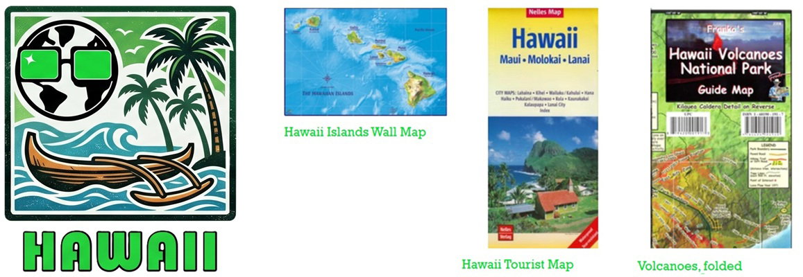 Travel Maps - Hawaii