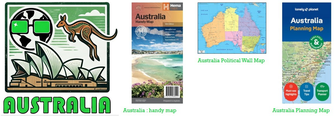 Travel Maps - Australia