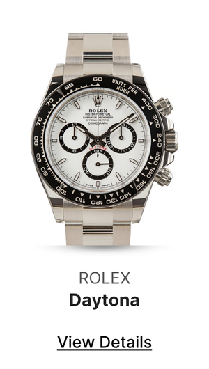 Pre-Owned White Chronograph Dial Rolex Daytona ref 126500