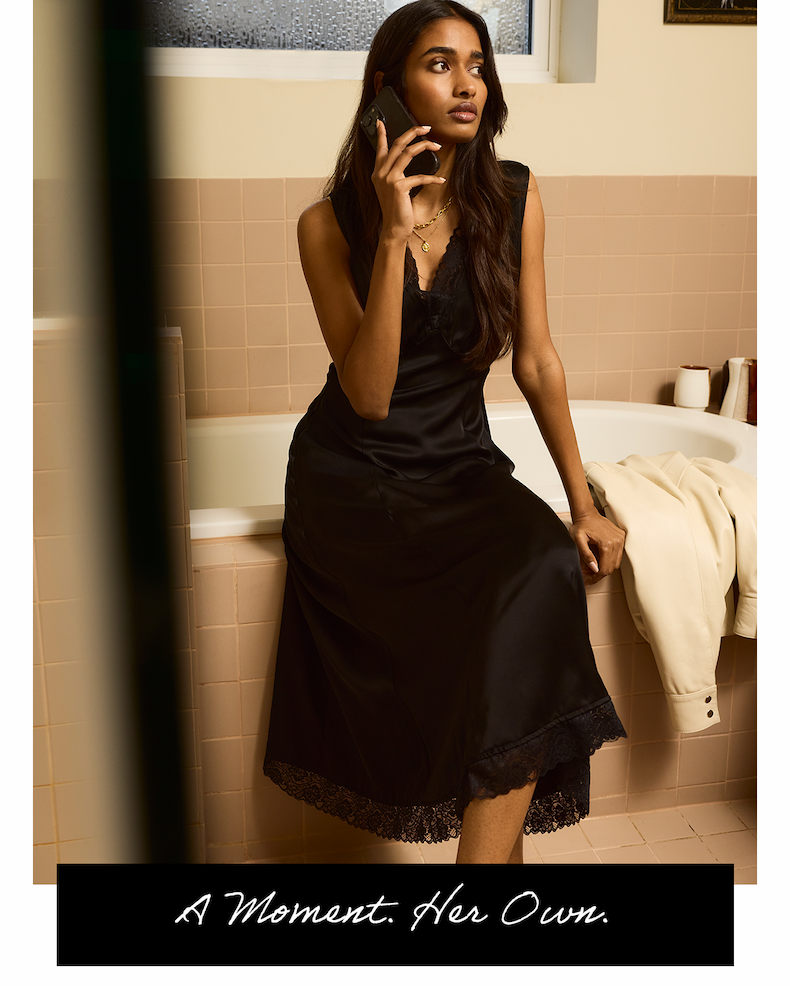 Anoushka Satin Slip Dress