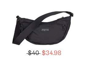 JanSport Unphased Crossbody Small Bag in Black